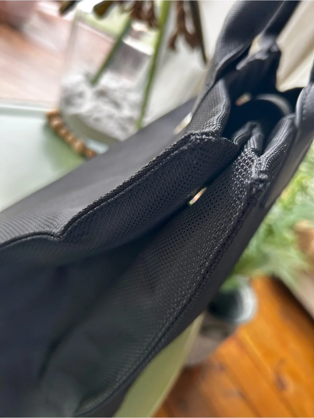 Joy Pacaro Black Waterproof Tote Bag Large Work Office Organizer Handbag